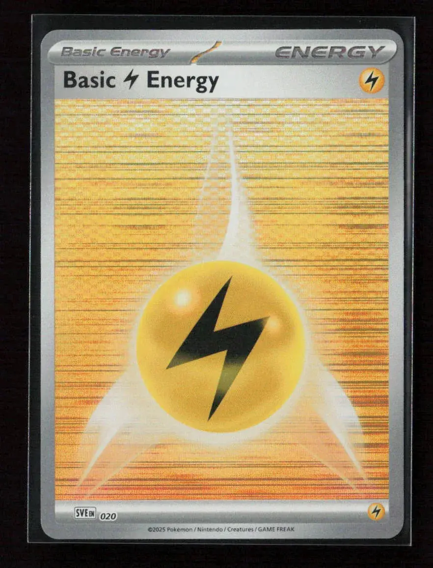 Basic Lightning Energy - Common Sve: Scarlet & Violet Energies 020 Nm 1