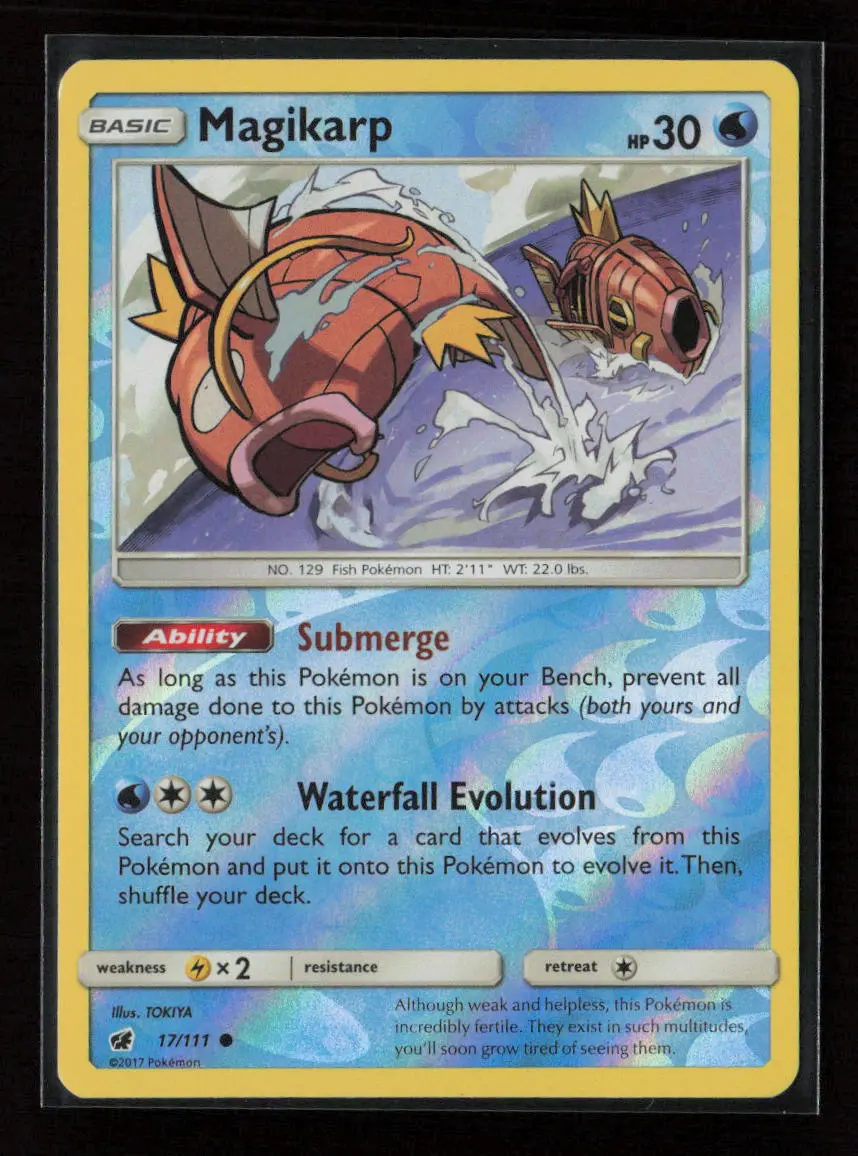 Magikarp Common Sm - Crimson Invasion 17/111 Lp 1