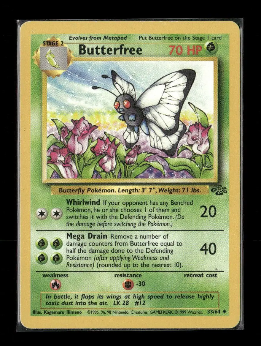 Butterfree Uncommon Jungle 33/64 Lp 1