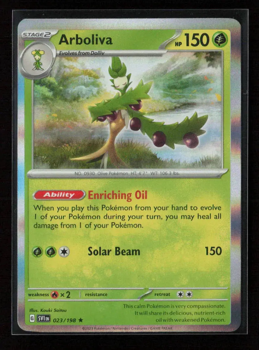 Arboliva Rare Sv01: Scarlet & Violet Base Set 023/198 Nm 1