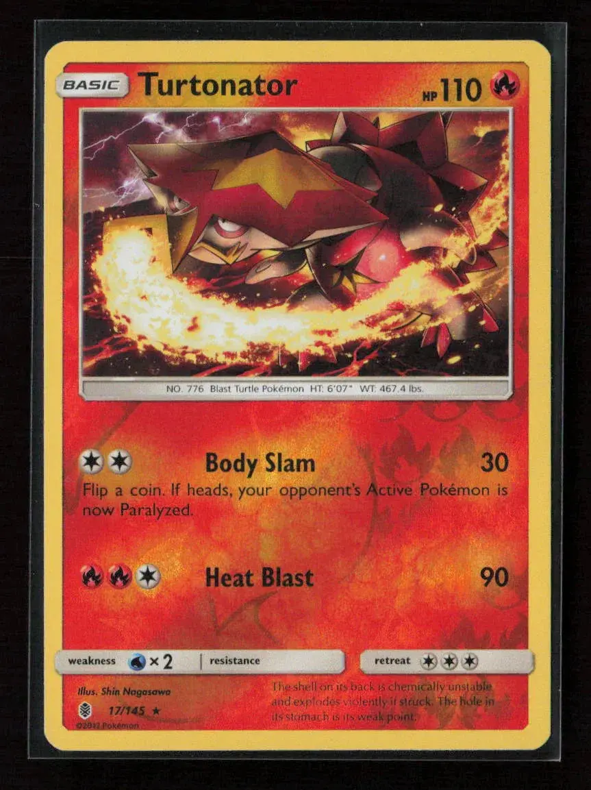 Turtonator Rare Sm - Guardians Rising 17/145 Lp 1