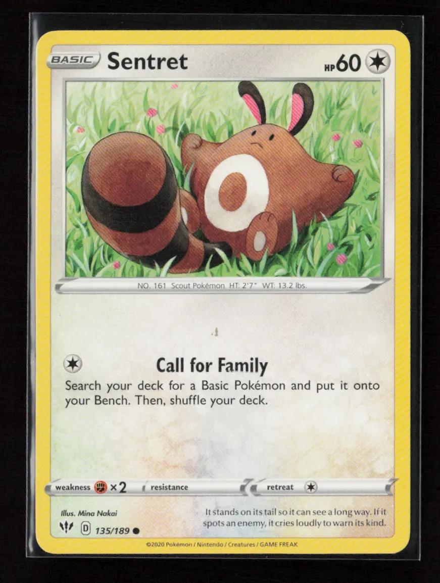 Sentret Common Swsh03: Darkness Ablaze 135/189 Lp 1