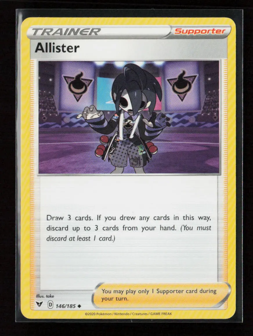 Allister Uncommon Swsh04: Vivid Voltage 146/185 Lp 1