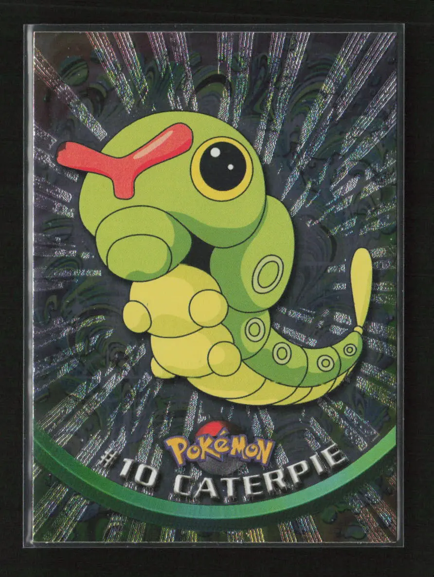 Caterpie Pokemon 1999 Topps Tv 10 Nm 1