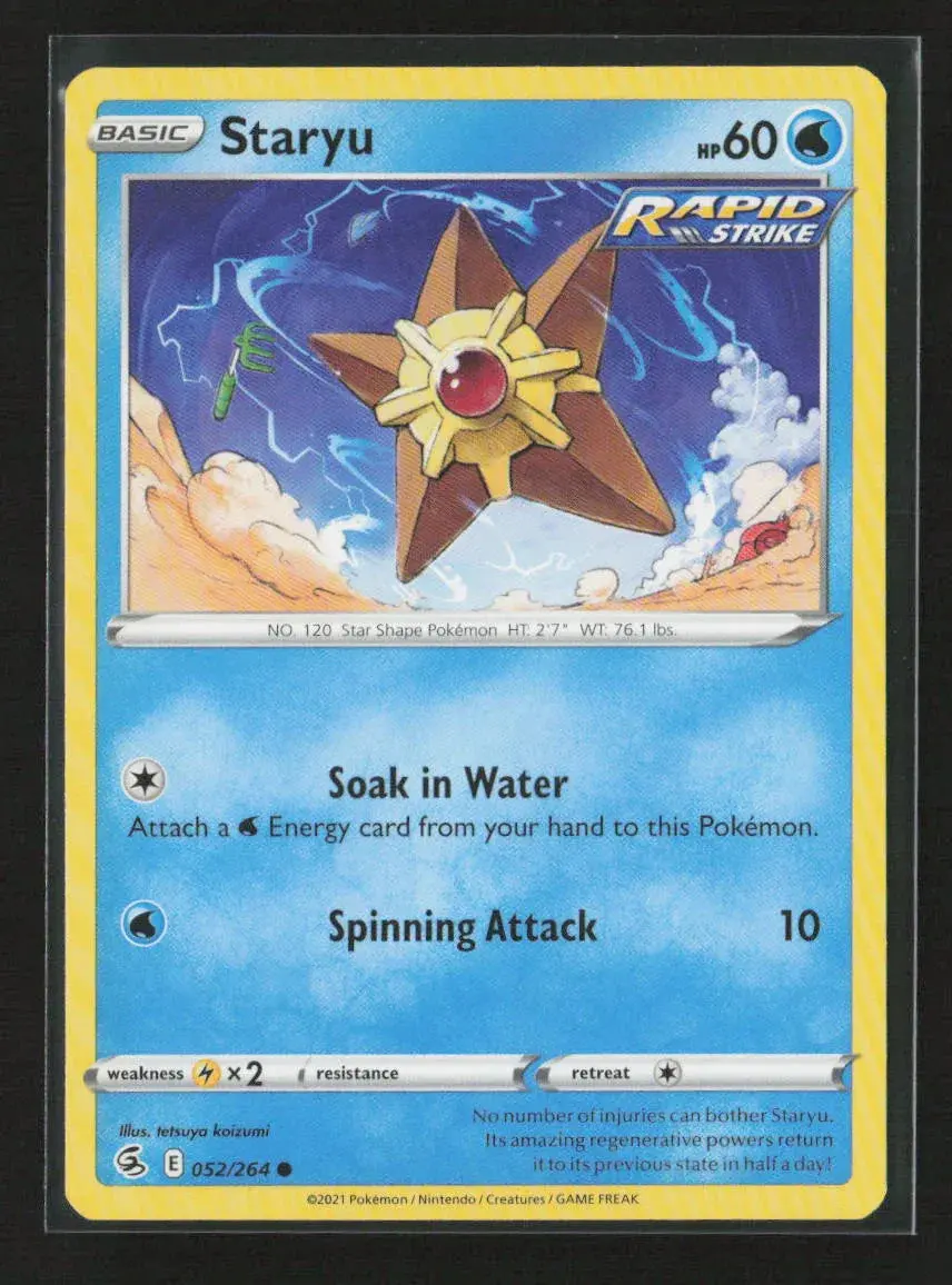 Staryu Common Swsh08: Fusion Strike 052/264 Nm 1