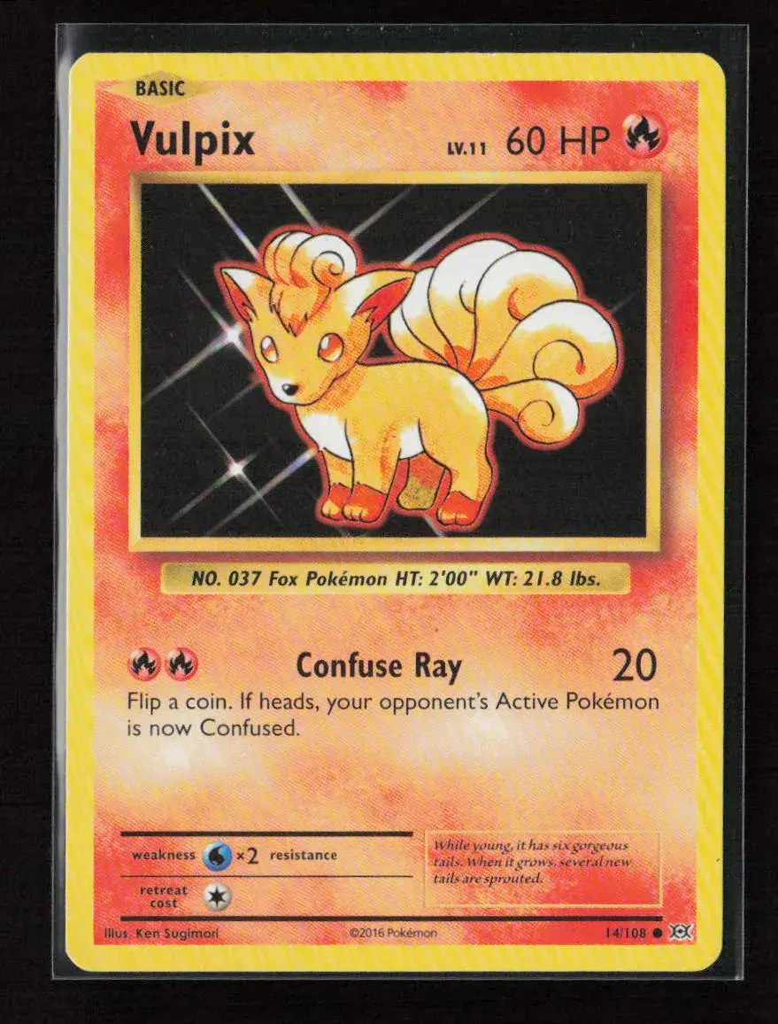 Vulpix Common Xy - Evolutions 14/108 Lp 1