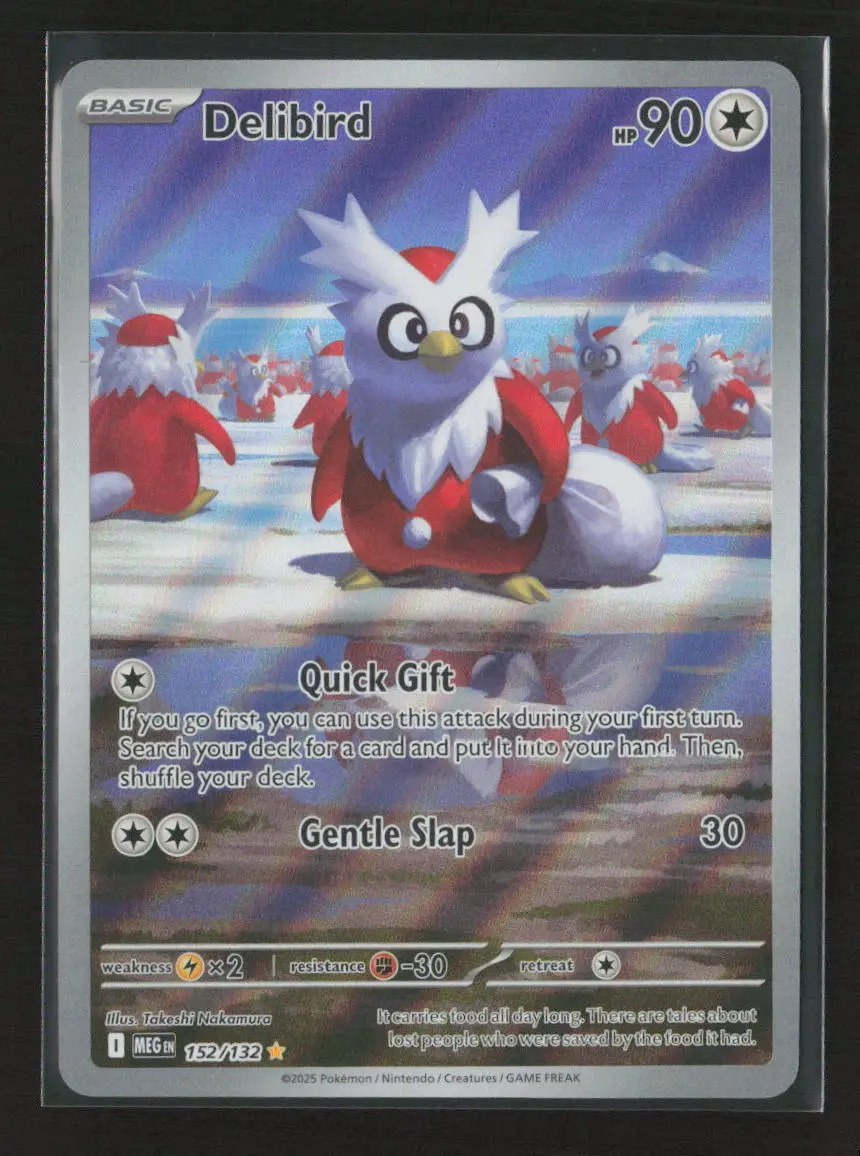 Delibird - Illustration Rare Me01: Mega Evolution 152/132 Nm 1