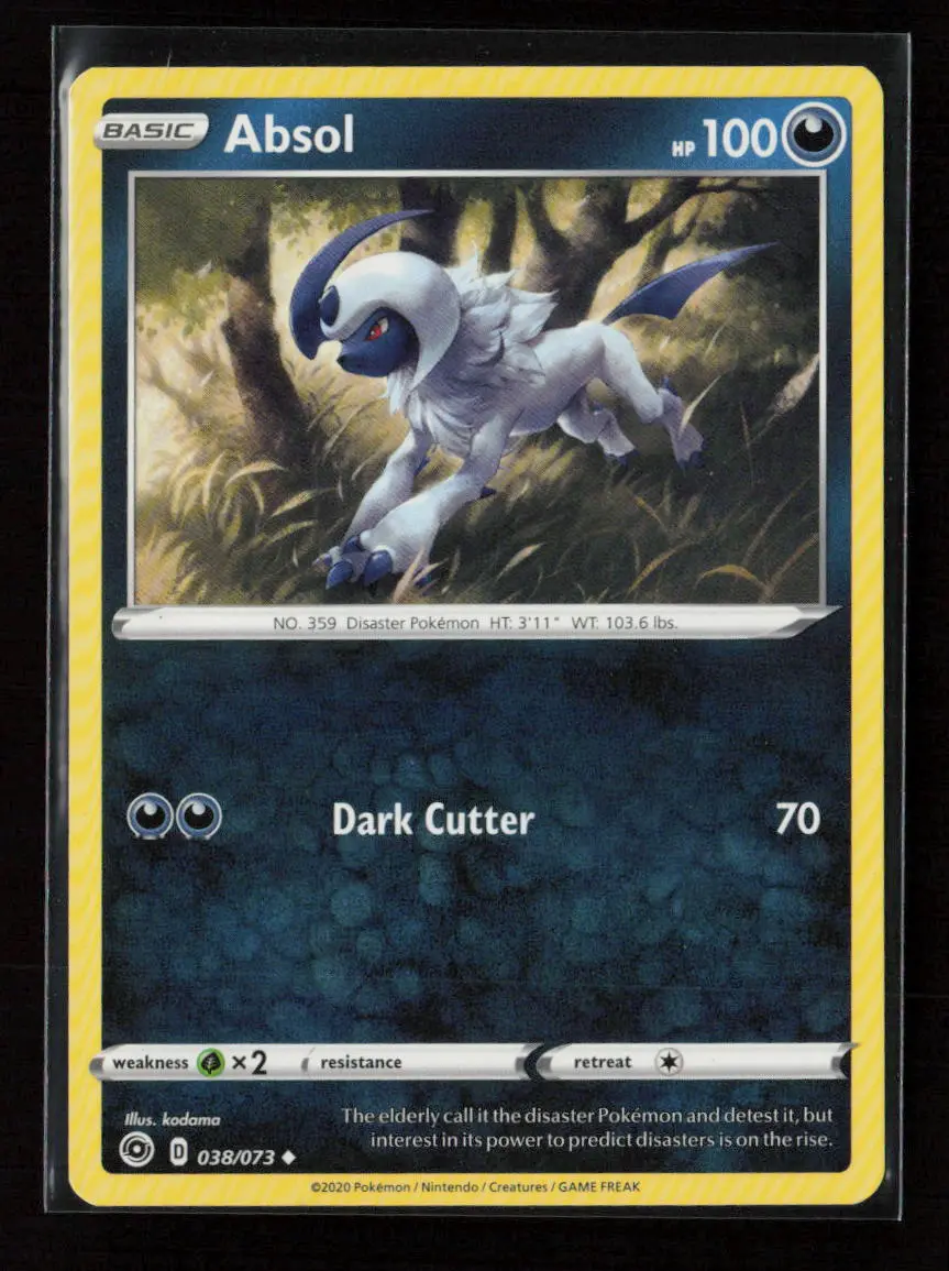 Absol Uncommon Champion's Path 38/73 Lp 1