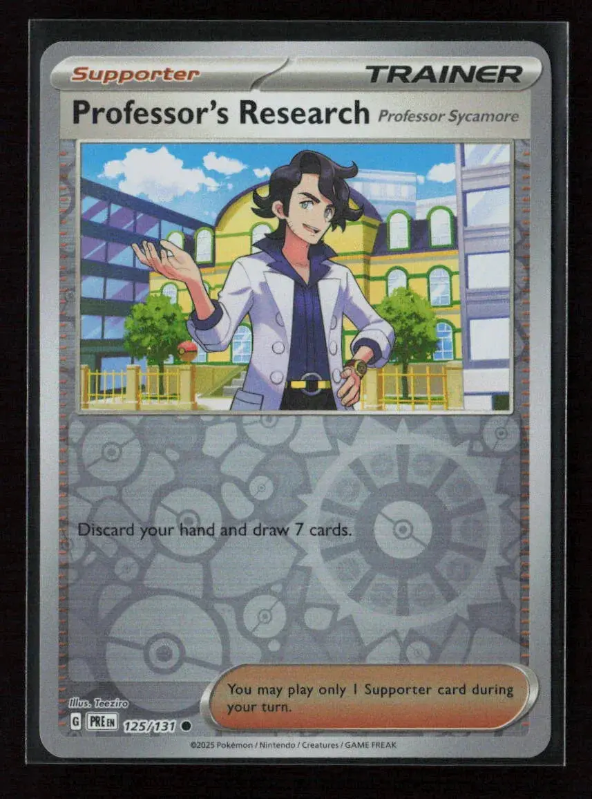 Professor's Research [Professor Sycamore] Common Sv: Prismatic Evolutions 125/131 Nm 1