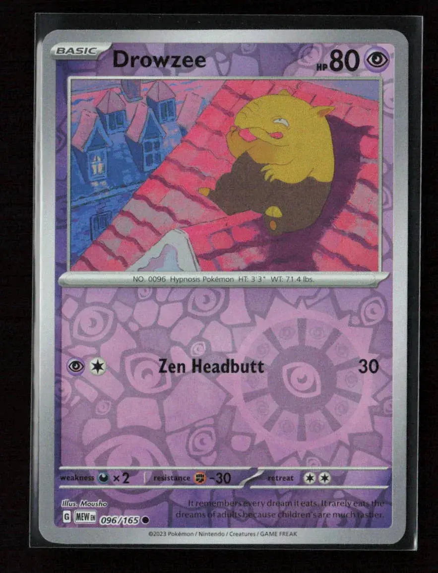 Drowzee Common Sv: Scarlet & Violet 151 096/165 Nm 1