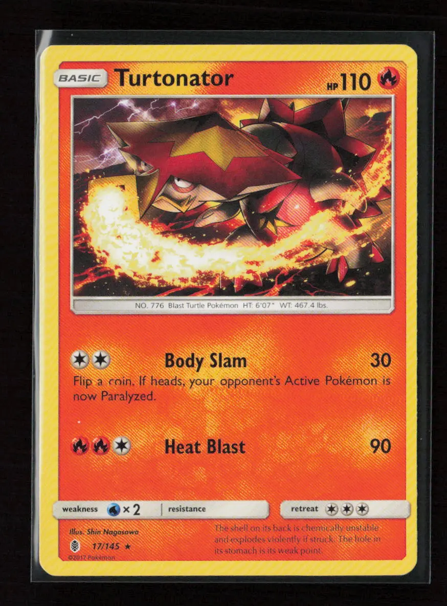 Turtonator Rare Sm - Guardians Rising 17/145 Lp 1