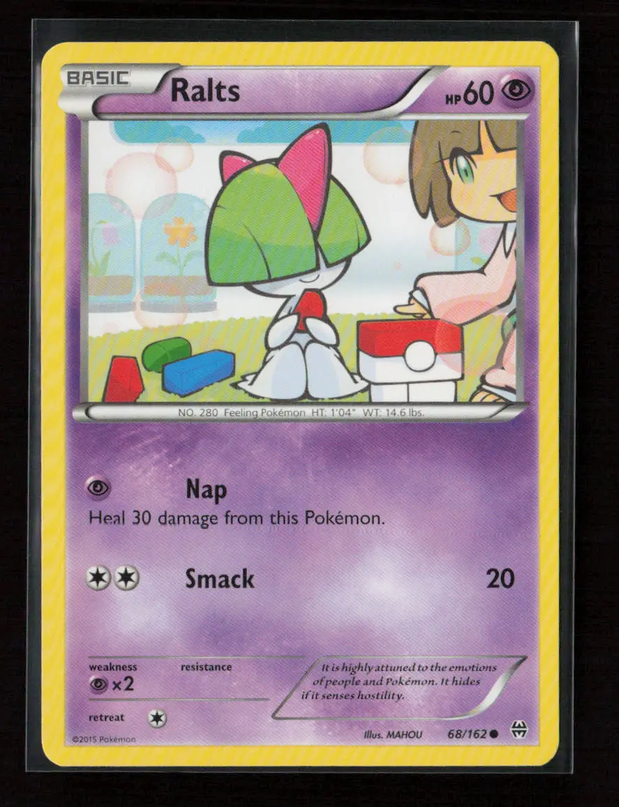 Ralts (68) Common Xy - Breakthrough 68/162 Lp 1