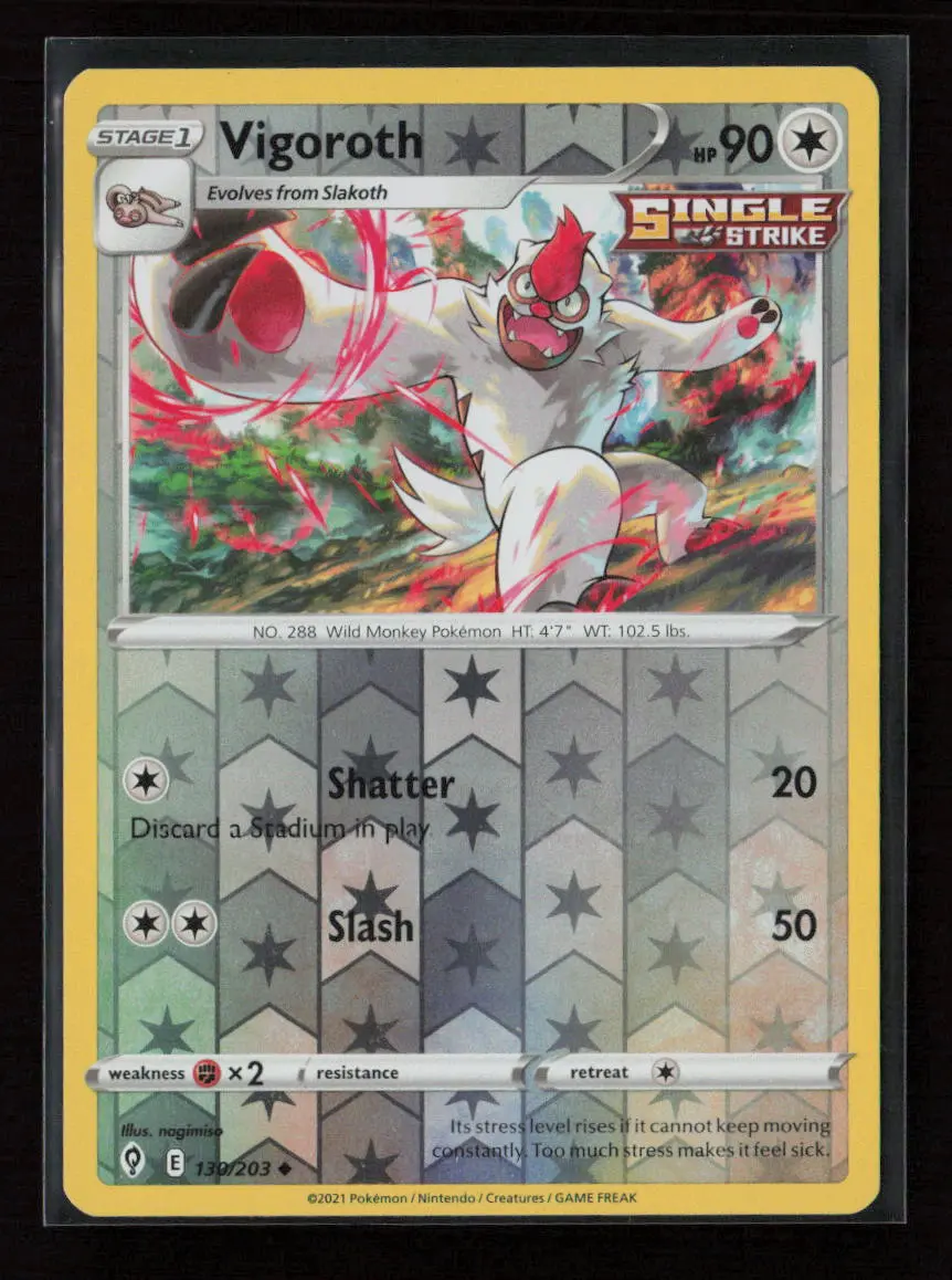 Vigoroth Uncommon Swsh07: Evolving Skies 130/203 Nm 1