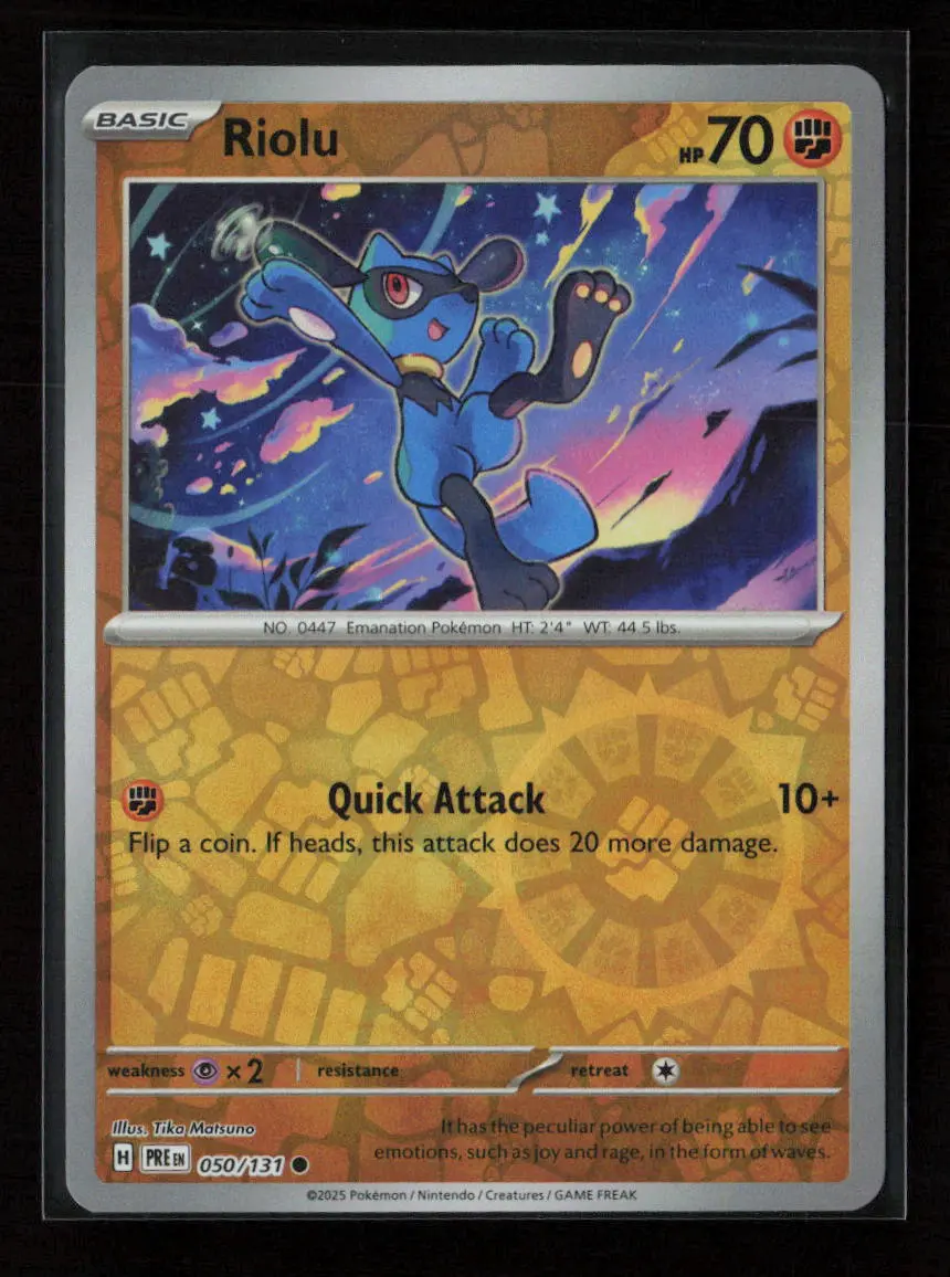 Riolu Common Sv: Prismatic Evolutions 050/131 Nm 1