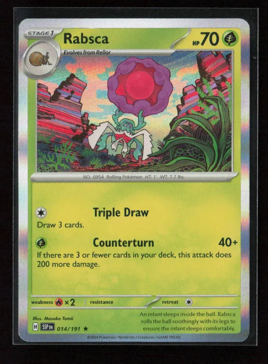 Rabsca Rare Sv08: Surging Sparks 014/191 Nm 1