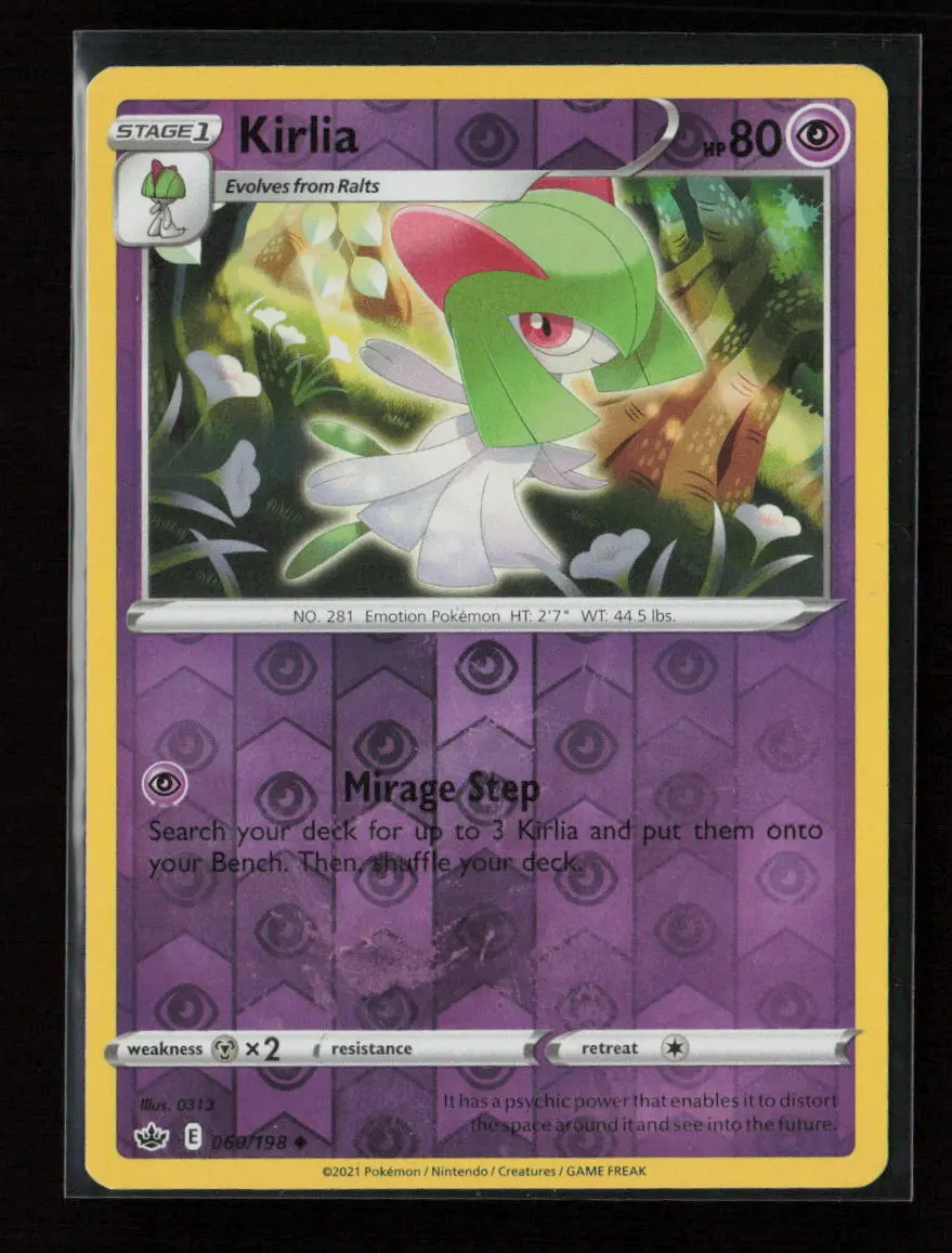 Kirlia Uncommon Swsh06: Chilling Reign 060/198 Nm 1