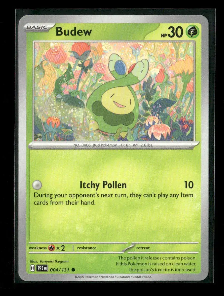 Budew Common Sv: Prismatic Evolutions 004/131 Nm 1