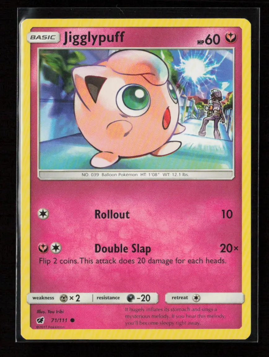 Jigglypuff Common Sm - Crimson Invasion 71/111 Nm 1