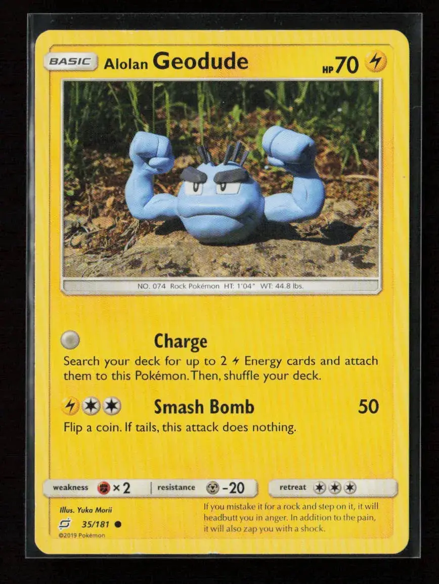 Alolan Geodude (35) Common Sm - Team Up 35/181 Mp 1