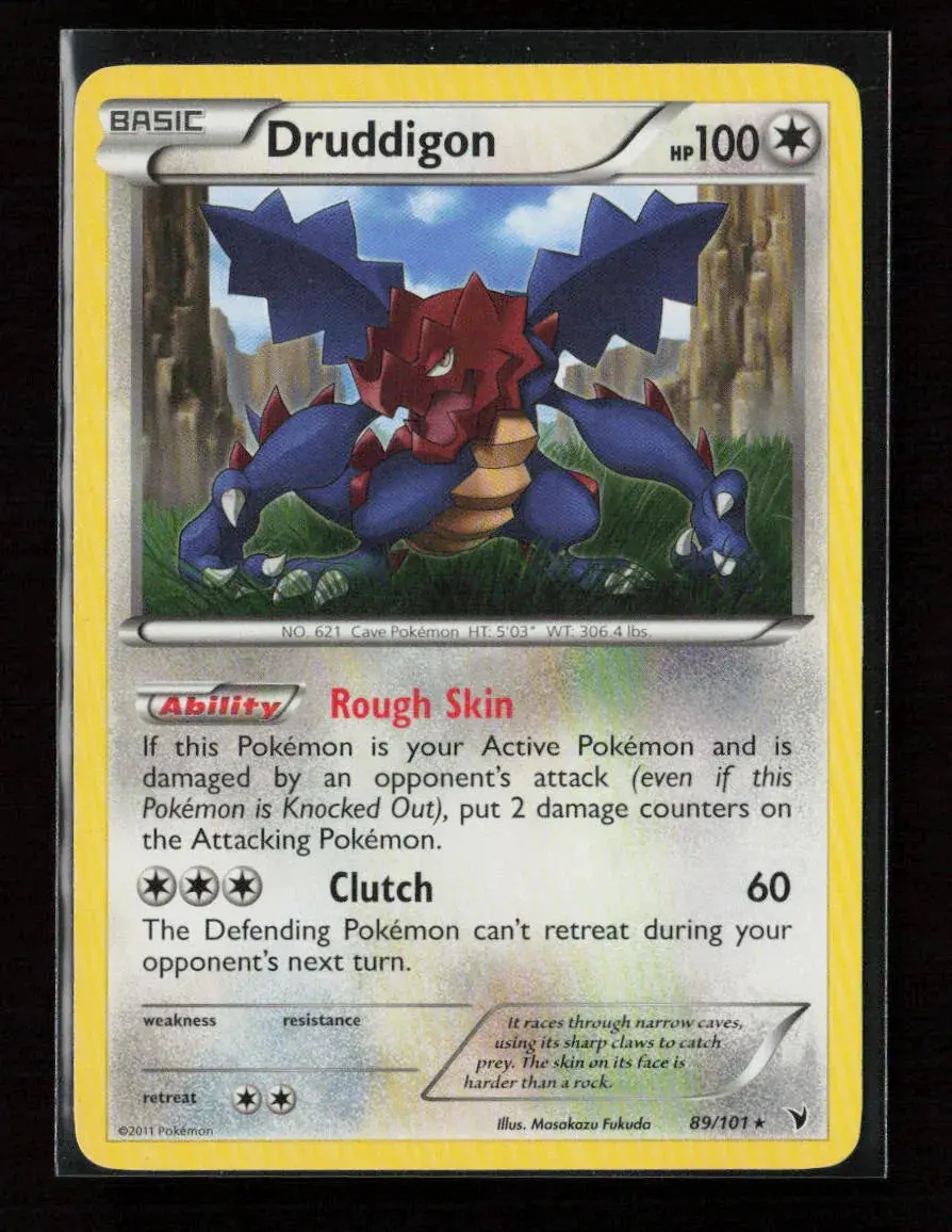 Druddigon Rare Noble Victories 89/101 Lp 1