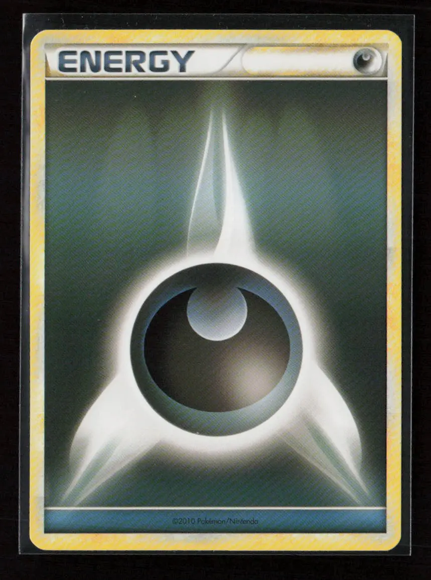 Darkness Energy (2010 Unnumbered Hgss Style Non-Holo) Promo League & Championship Cards Lp 1