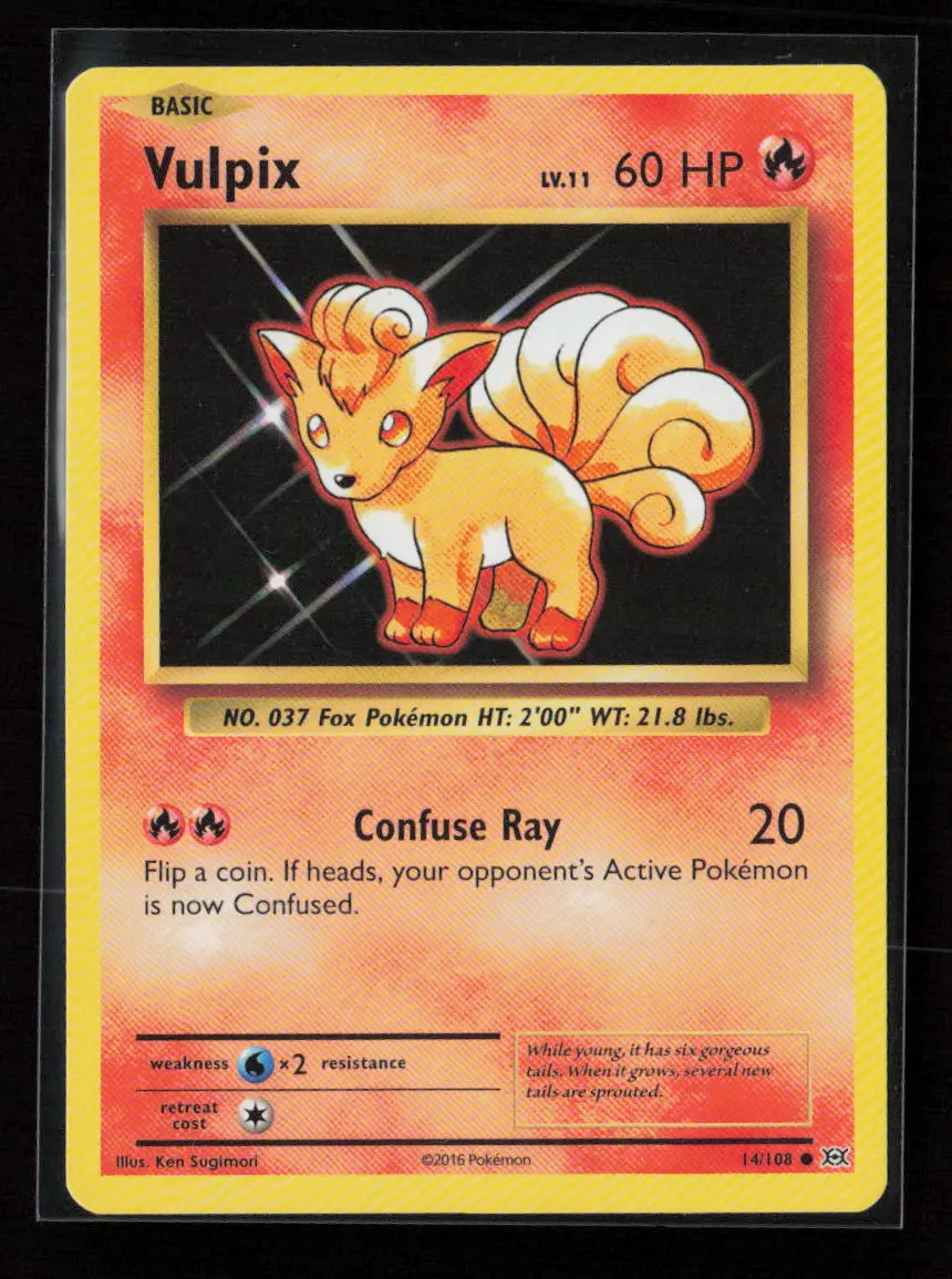 Vulpix Common Xy - Evolutions 14/108 Lp 1