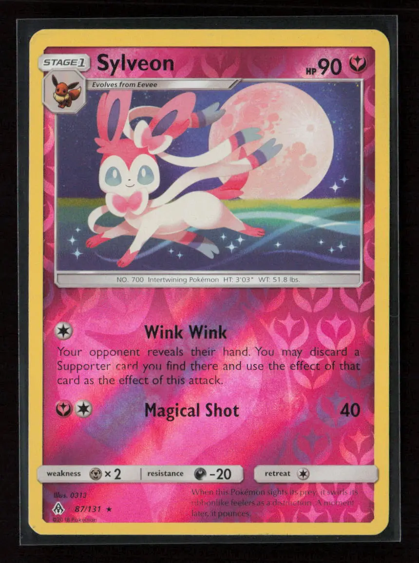 Sylveon Rare Sm - Forbidden Light 87/131 Nm 1