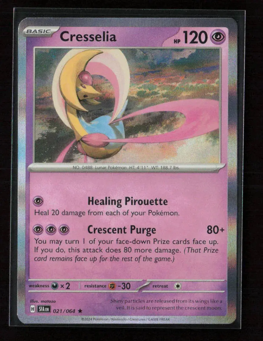 Cresselia - Rare Sv: Shrouded Fable 021/064 Nm 1