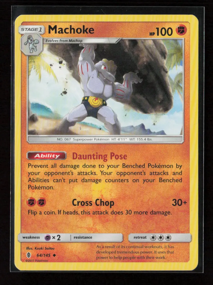 Machoke Uncommon Sm - Guardians Rising 64/145 Lp 1