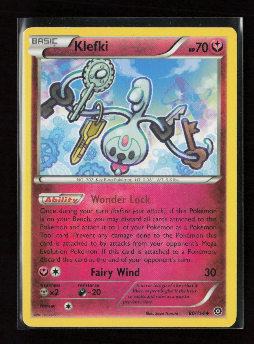 Klefki Uncommon Xy - Steam Siege 80/114 Lp 1