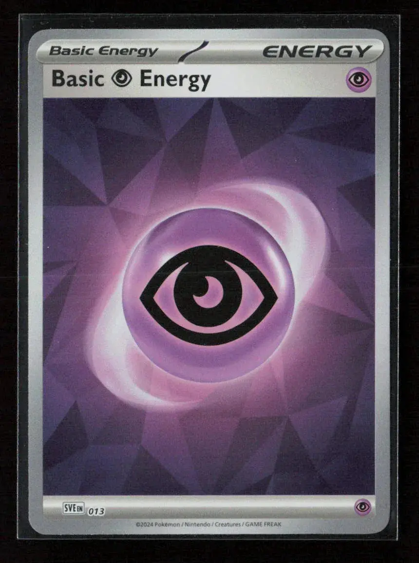 Basic Psychic Energy (Cracked Ice Holo) Common Sve: Scarlet & Violet Energies 013 Nm 1