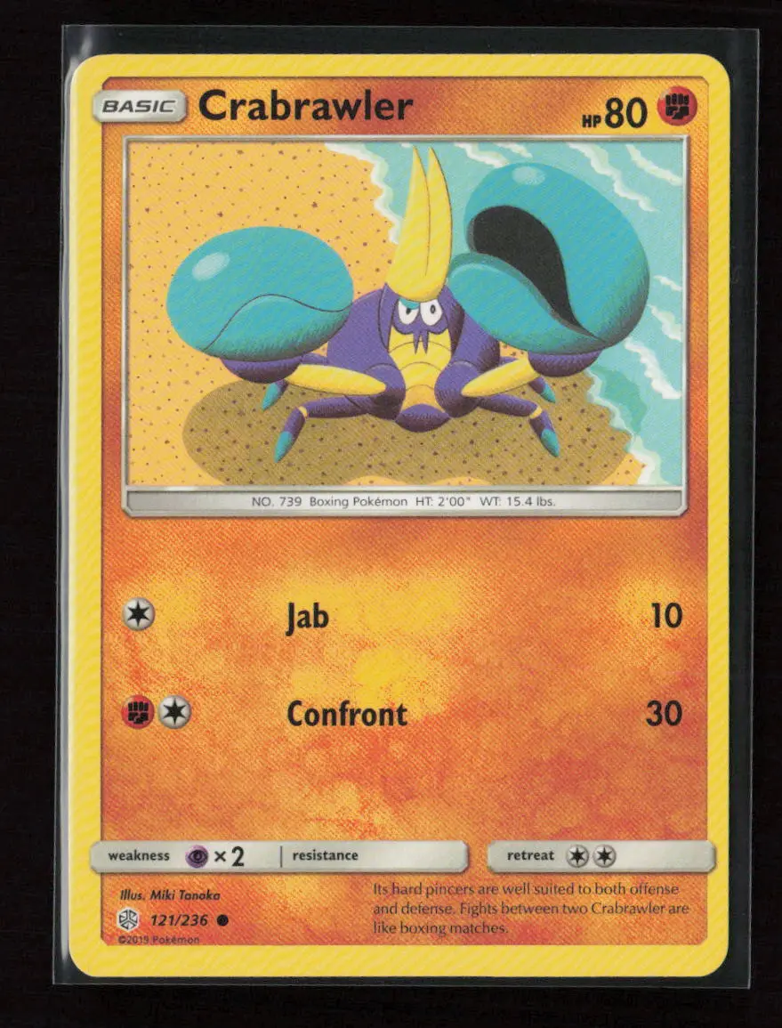 Crabrawler Common Sm - Cosmic Eclipse 121/236 Lp 1