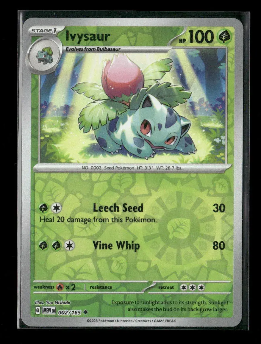 Ivysaur - Uncommon Sv: Scarlet & Violet 151 002/165 Nm 1