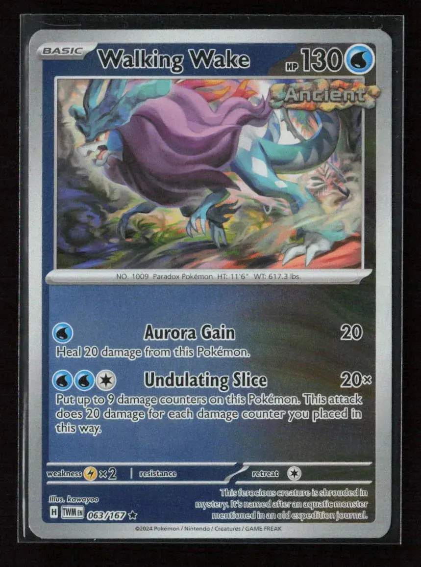 Walking Wake Rare Sv06: Twilight Masquerade 063/167 Nm 1