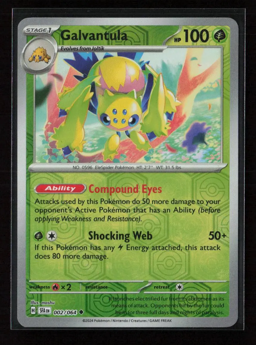 Galvantula Uncommon Sv: Shrouded Fable 002/064 Nm 1