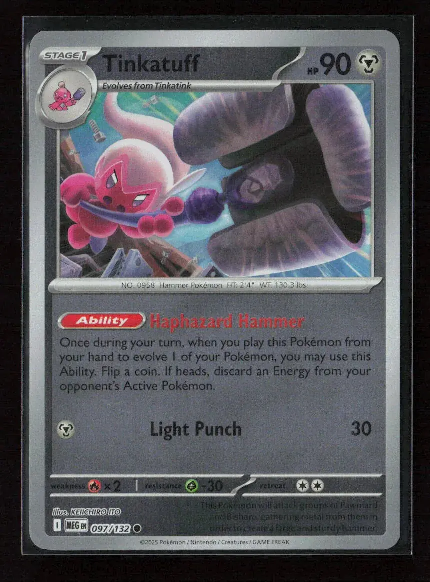 Tinkatuff Common Me01: Mega Evolution 097/132 Nm 1