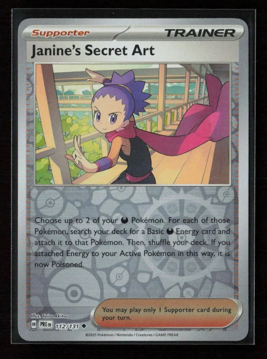 Janine's Secret Art - Uncommon Sv: Prismatic Evolutions 112/131 Nm 1