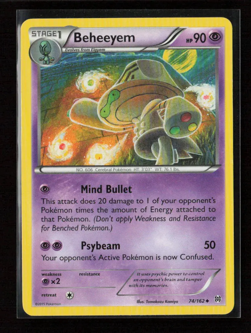 Beheeyem Uncommon Xy - Breakthrough 74/162 Lp 1