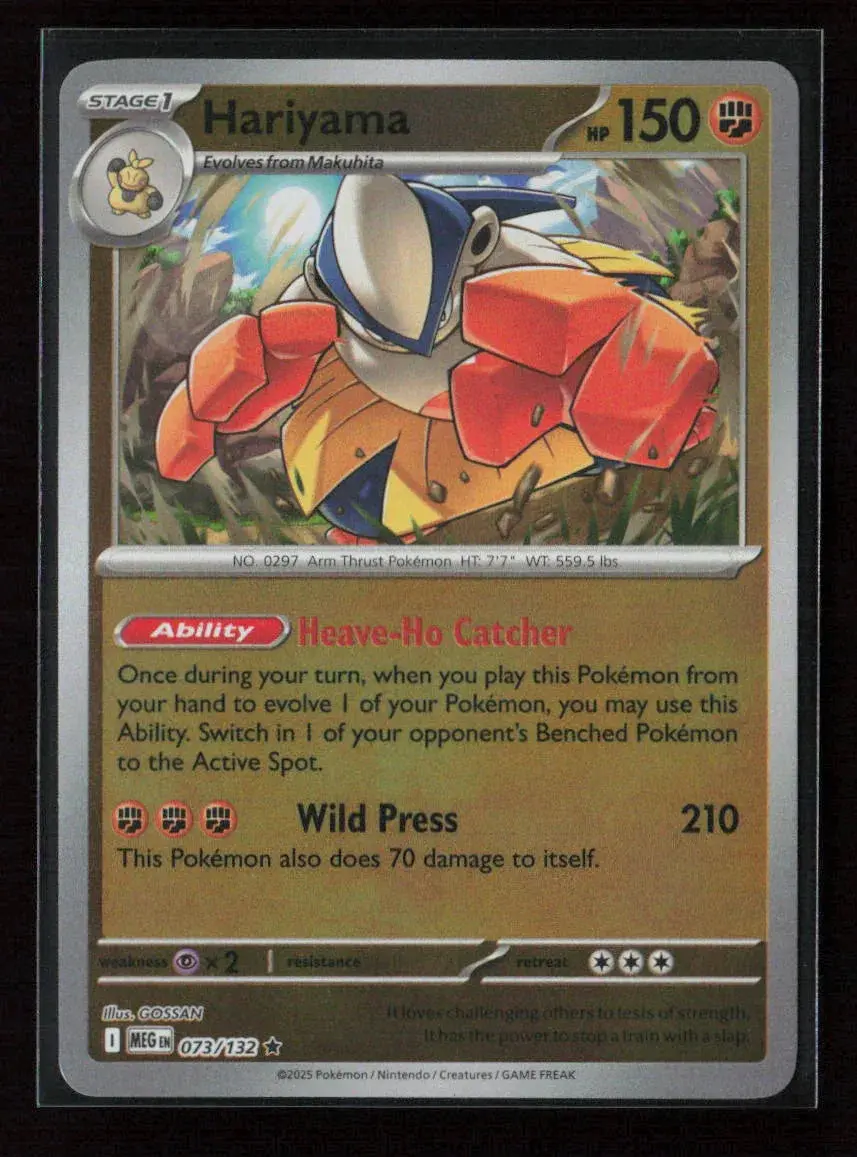 Hariyama Rare Me01: Mega Evolution 073/132 Nm 1