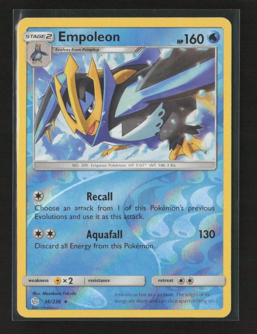Empoleon Rare Sm - Cosmic Eclipse 56/236 Lp 1