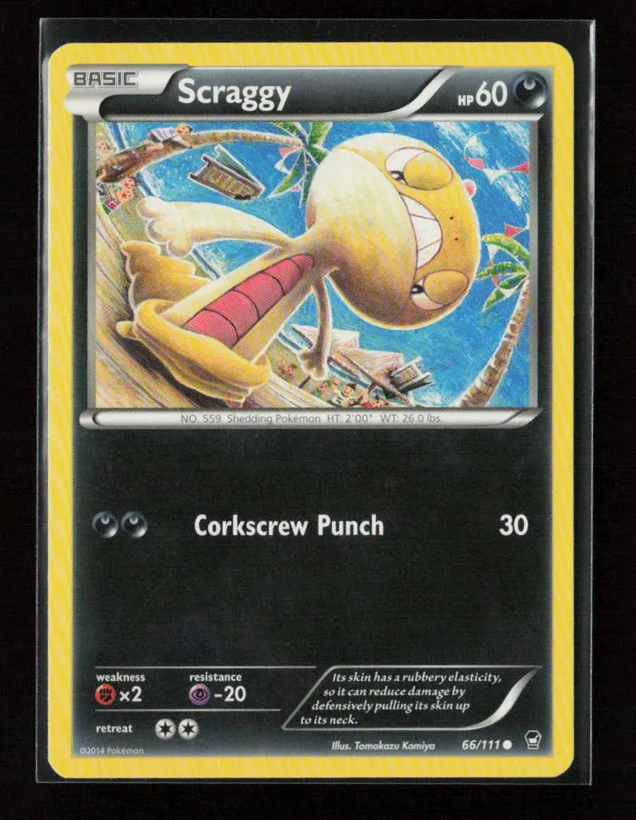Scraggy Common Xy - Furious Fists 66/111 Nm 1