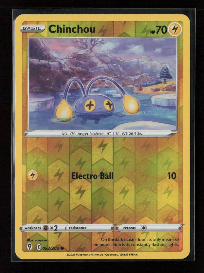 Chinchou Common Swsh07: Evolving Skies 052/203 Lp 1