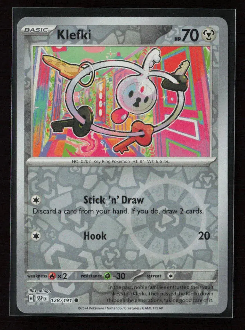 Klefki Common Sv08: Surging Sparks 128/191 Nm 1