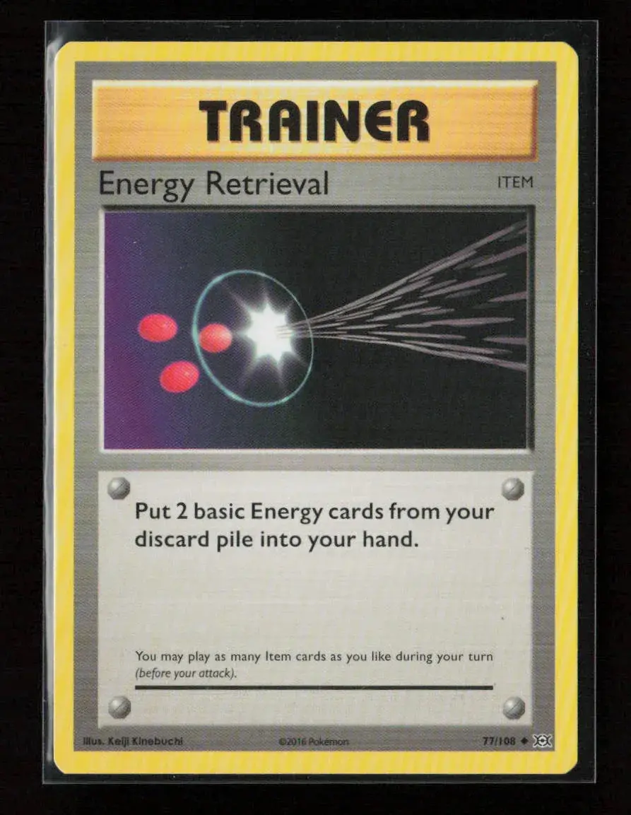 Energy Retrieval Uncommon Xy - Evolutions 77/108 Lp 1