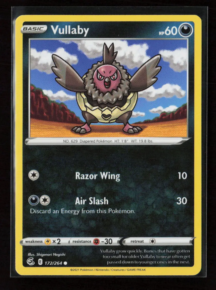 Vullaby Common Swsh08: Fusion Strike 172/264 Lp 1