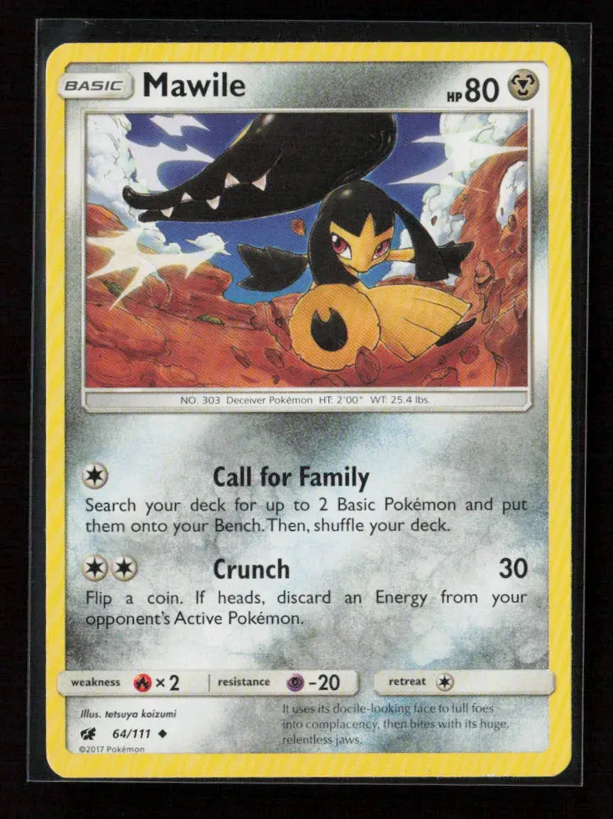 Mawile Uncommon Sm - Crimson Invasion 64/111 Nm 1
