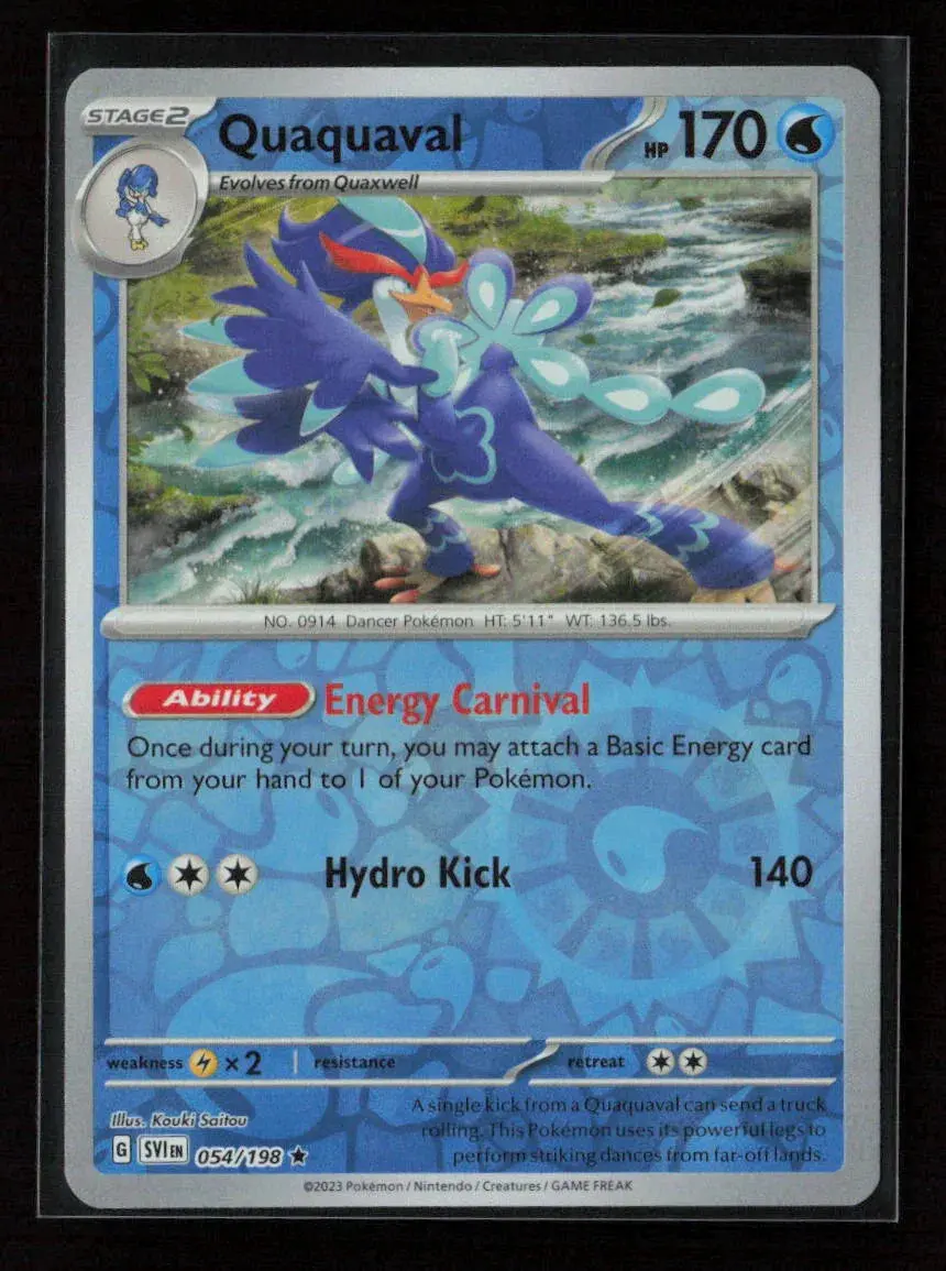 Quaquaval Rare Sv01: Scarlet & Violet Base Set 054/198 Nm 1