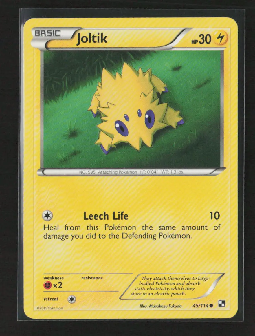 Joltik (45) Common Black And White 45/114 Lp 1