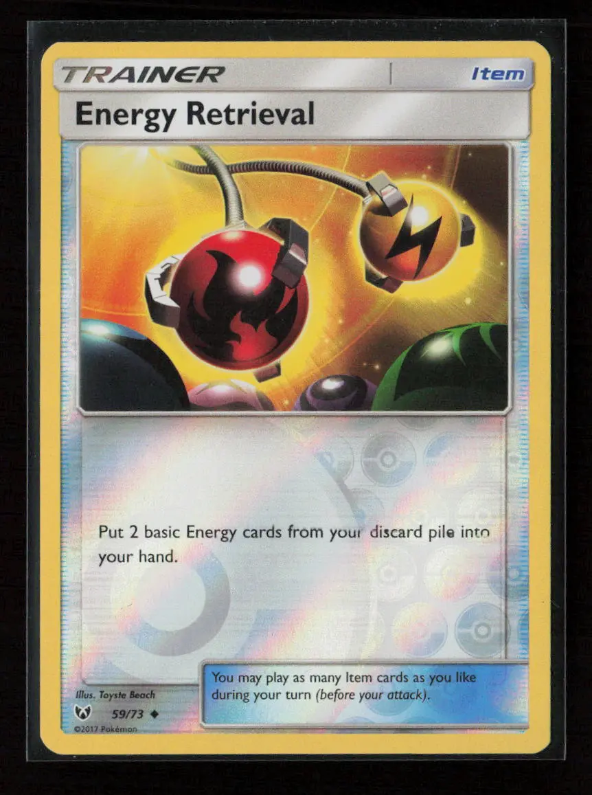 Energy Retrieval Uncommon Shining Legends 59/73 Nm 1