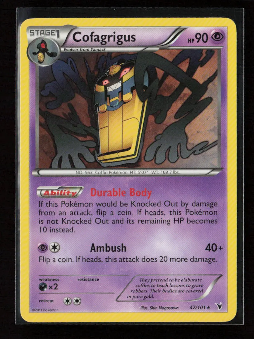 Cofagrigus (47) Rare Noble Victories 47/101 Lp 1